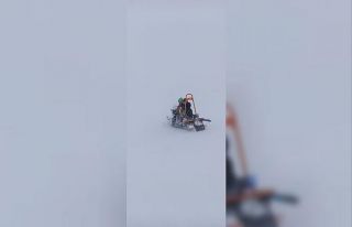 Erciyes’te mahsur kalan 100 turist JAK ekiplerince...