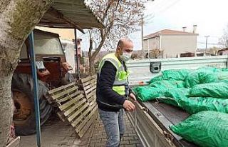 Ergene’de yüzlerce aileye kömür yardımı