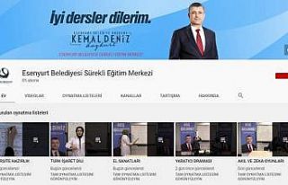 Esenyurt Belediyesi’nden online eğitim desteği