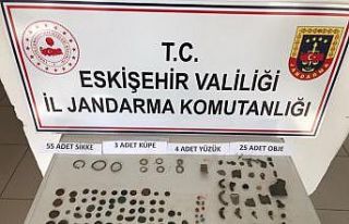 Eskişehir’de tarihi eser operasyonu