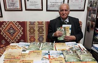 Eskişehirli 82 yaşında emekli avukat şair-yazar...