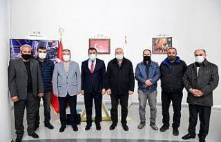 Esnaflardan Başkan Gürkan’a ziyaret