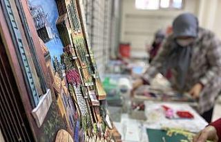 Ev hanımları hünerlerini 3 boyutlu hale getirip...