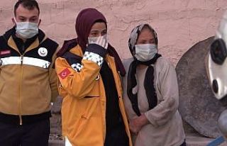 Evinin odunluğu yandı, 76 yaşındaki kadın gözyaşlarını...