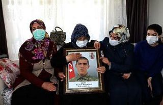 Evlat nöbetindeki ailelerden Gara şehitlerinin ailelerine...