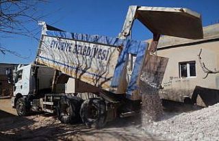 Eyyübiye ve kırsalında yol çalışması devam...