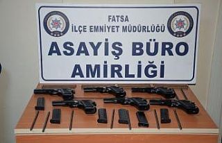 Fatsa’da 6 adet kaçak silah ele geçirdi: 2 gözaltı