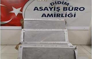 Fayans hırsızı yakalandı