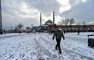 Fotoğraflarla İstanbul’da kar esareti