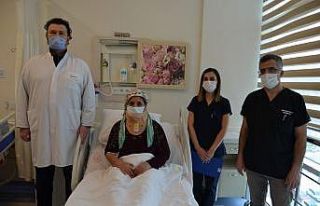 Gaziantepli hasta ALKÜ’de şifa buldu