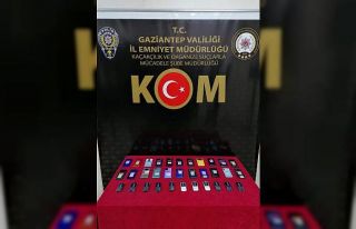 Gaziantep’te 33 adet kaçak cep telefonu ele geçirildi