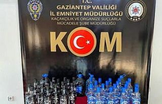 Gaziantep’te kaçak içki operasyonu: 2 gözaltı