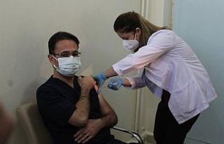 Gaziantep’te korona virüs aşısının ikinci dozu...