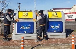 Gebze’de konteynırlar yenileniyor