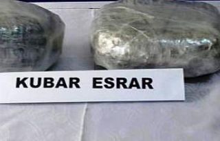 Germencik’te 800 gram kubar esrar ele geçirildi