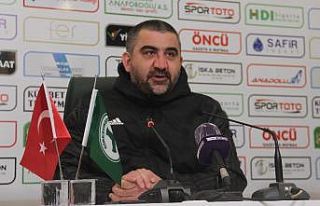 Giresunspor - Ankaraspor maçının ardından