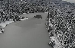 Gölcük Tabiat Parkı’nın masalsı manzarası...