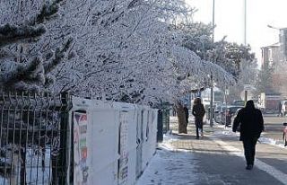 Göle donuyor, eksi 26 derece
