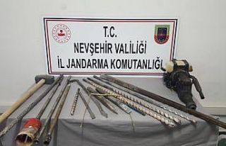 Gülşehir’de define avcısı 2 kişi yakalandı