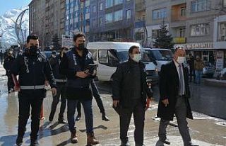 Hakkari esnafına teşekkür denetimi