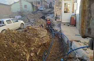 Hakkari’de 12 ailenin su sorunu çözüldü