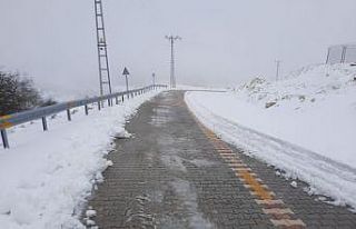 Hatay Büyükşehir Belediyesi karla mücadele çalışmalarını...