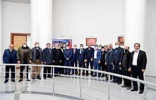 Hekimhan heyetinden Başkan Gürkan’a teşekkür...