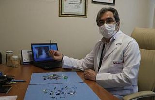 Hepsi insan vücudundan çıkartıldı, çividen jetona...