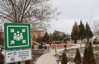 Hisarcık’ta deprem sonrası toplanma alanları...