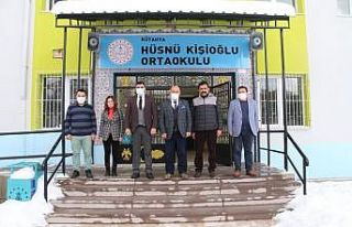 Hüsnü Kişioğlu Ortaokulu’nda güçlendirme çalışmaları...