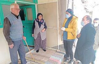 Hüyük’te 75 yaş üstü 800 kişiye Covid-19 aşısı