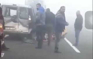 Iğdır’da sis zincirleme kazaya neden oldu: 4 yaralı