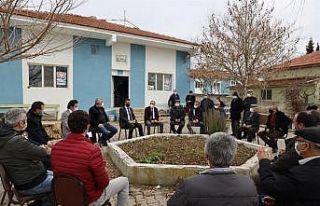 İl Müdürü Yoldaş, Zemzemiye köyünde üreticilerin...