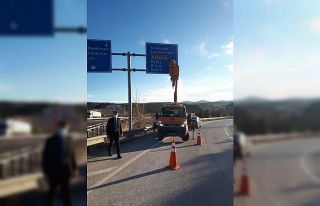 İlçe girişine ön bilgi levha çalışması