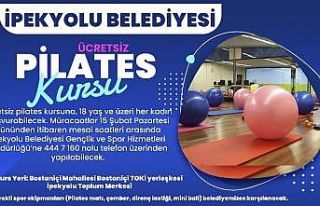 İpekyolu Belediyesinden ücretsiz pilates kursu
