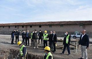 İskilip Belediyesi asfalt üretim tesisinin temeli...