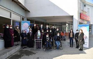Isparta’da engellilere yönelik trikotaj kursu açıldı