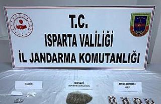 Isparta’da jandarmadan uyuşturucu operasyonu: 4...
