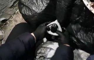 Isparta’da poşet içerisine saklanmış 4 ruhsatsız...