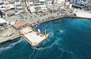 İstanbul Boğazı’nda şaşırtan manzara