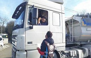 İstanbul’da hafriyat kamyonu denetimi