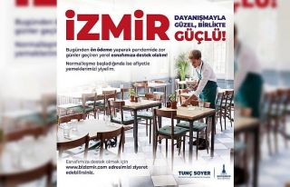 İzmir’de esnafla dayanışma için ön ödeme kampanyası...