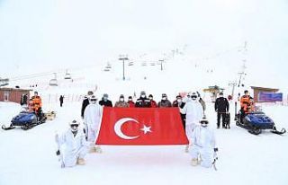 JAK Timleri, kayak merkezinde tatbikat gerçekleştirdi