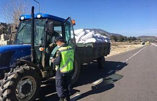 Jandarma göz açtırmadı, 260 motosiklet ve 50 traktör...