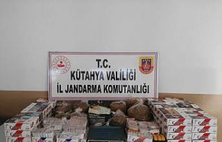 Jandarmadan kaçak tütün ve sigara operasyonu