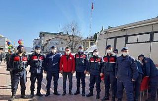 Jandarmadan kan bağışına destek