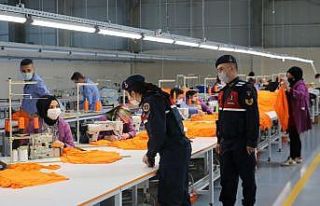 Jandarma’dan OSB’de çalışanlara denetim ve...