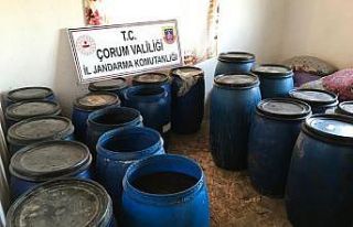 Jandarmadan sahte içki operasyonu, 9 bin 490 litre...