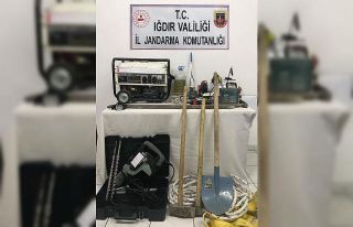 Kaçak kazı yapan 6 kişi suç üstü yakalandı