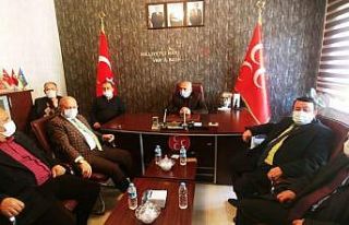 Kadim Aşiretler Federasyonundan MHP’ye ziyaret